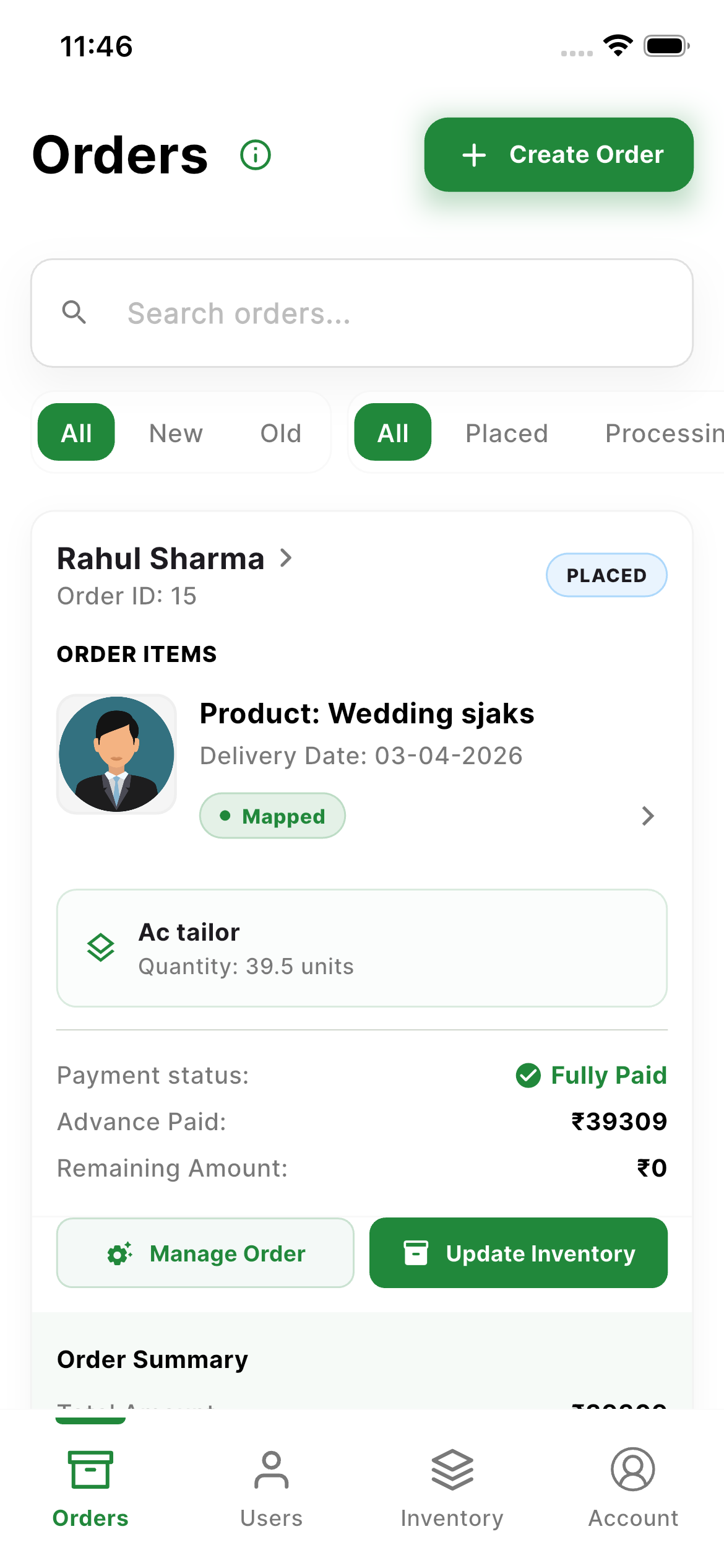 Orders