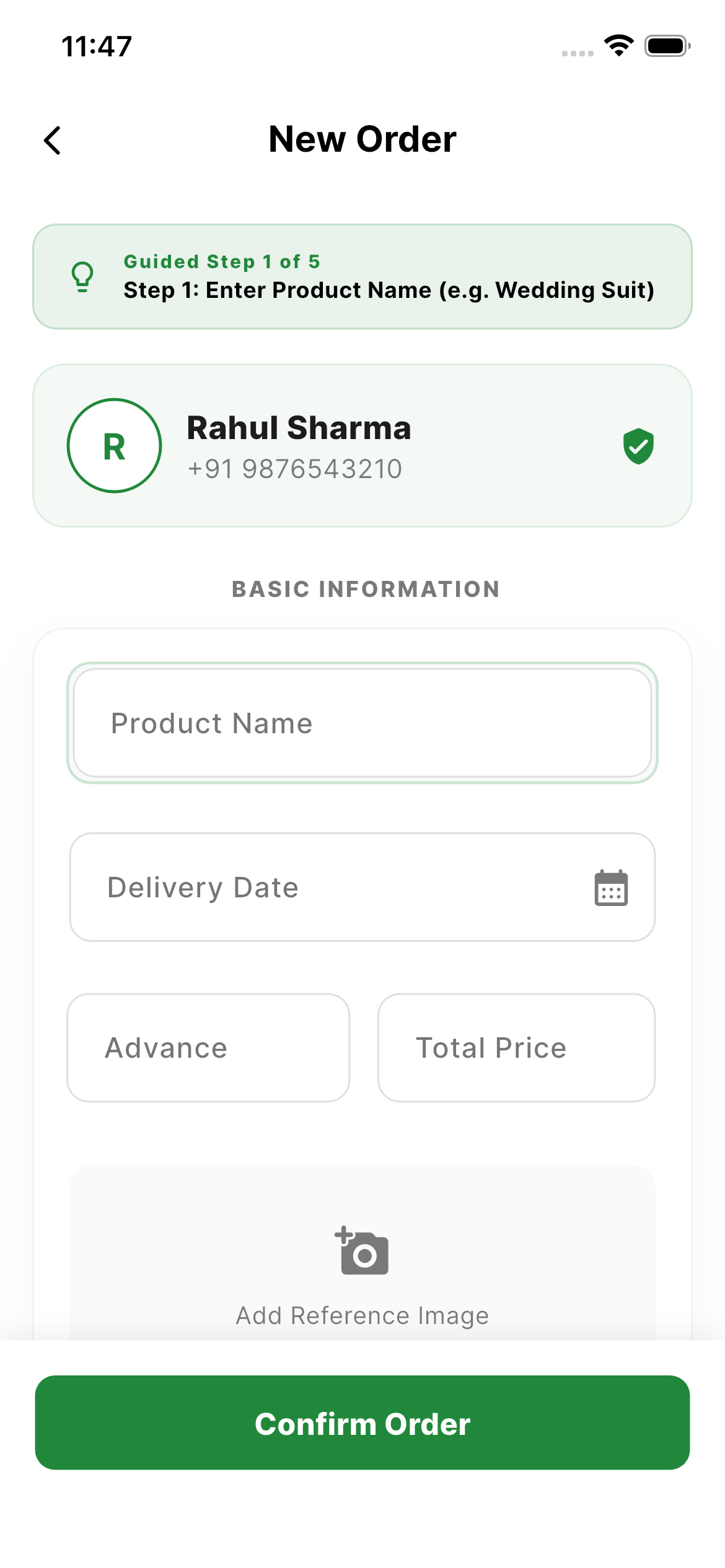 Add Customer